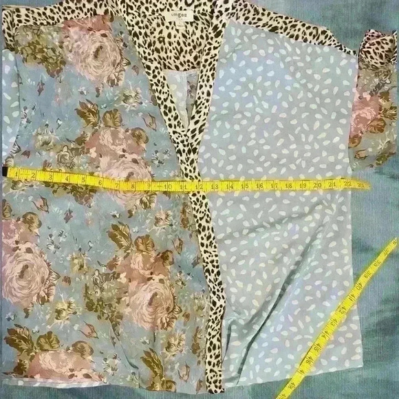 Umgee Split Ruffle Sleeve Top - Picture 6 of 8